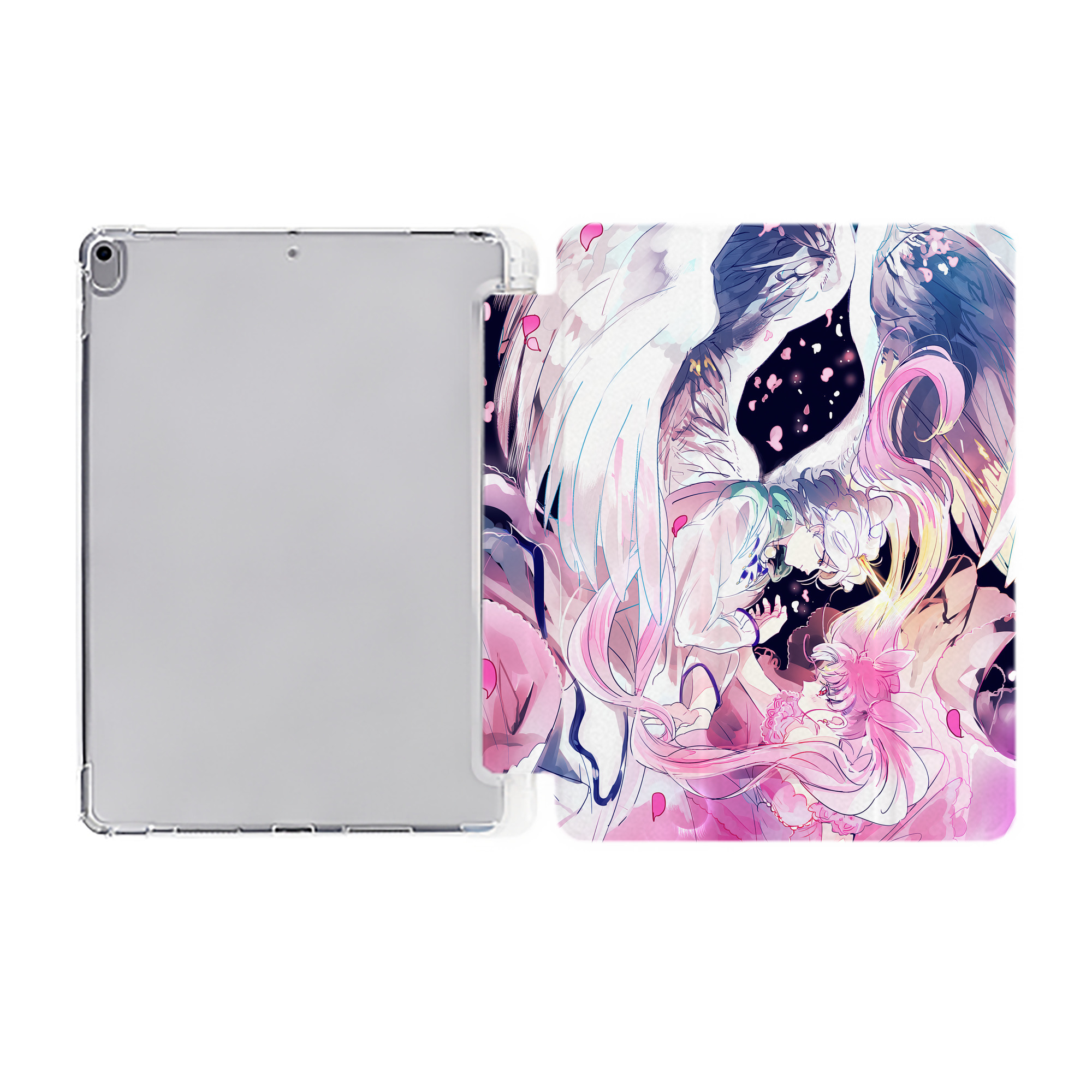 （画像用） 美少女戦士セーラームーン Sailor Moon IPad ケース ペン収納付き 三つ折りスタンド PUレザー×シリコン 対応機種9.5/10.5/10.9インチ